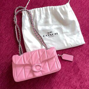 Coach Quilted Tabby 20 - Vivid Pink